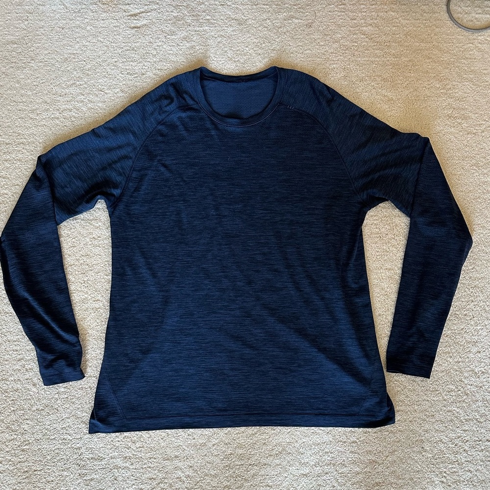 Lululemon Mens long sleeve — blue / navy